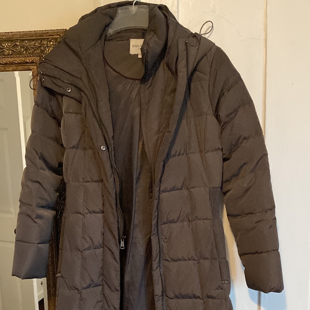 Long puffer coat